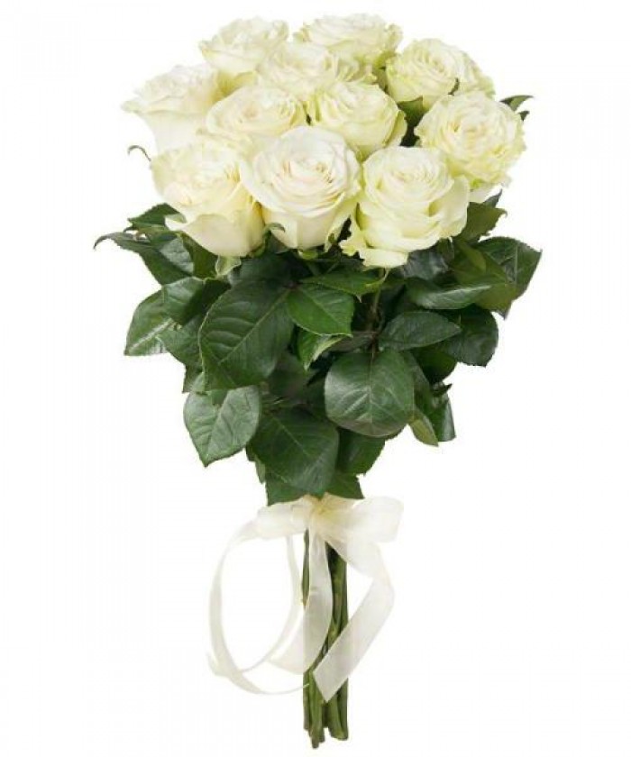 Букет из белых роз (11 шт.)